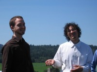 Alex and cousin Leif and Becky's Wedding